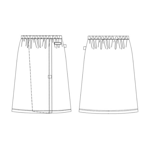 ナガイレーベン｜NAGAILEBEN 検診スカート FK-1488 （M） ネイビー