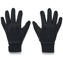 アンダーアーマー｜UNDER ARMOUR メンズ UAストーム グローブ UA STORM LINER GLOVES(SMサイズ/Black×JetGray) 1377508【返品交換不可】