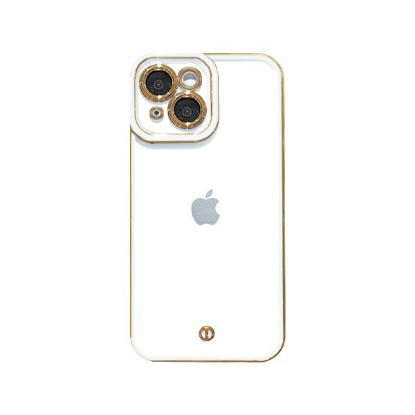 UI｜ユーアイ iPhone 15 GLOSSY CASE ケース motmo ホワイト INOGLSYWH
