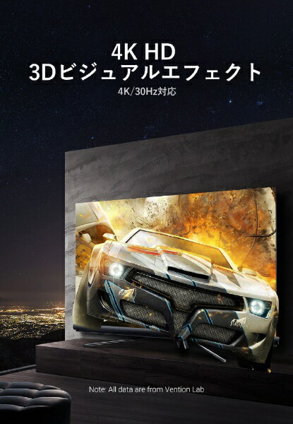 VENTION�å٥󥷥�� HDMI�Ѵ������ץ� [miniHDMI �������᥹ HDMI] �֥�å� AI-2267 [HDMI��miniHDMI]