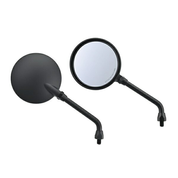 デイトナ｜DAYTONA ハイビジミラー Z2 モンスターミラー 左右共通、片側1本入り（ブラック／ハイ）M10正ネジ 37362