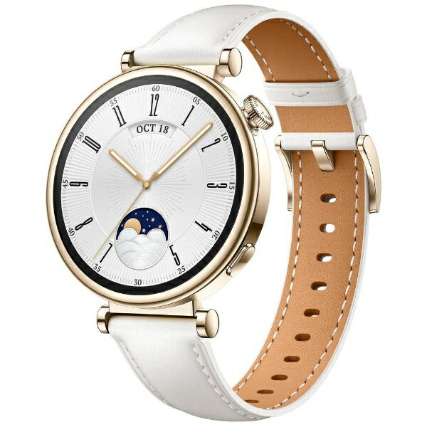 【エントリーで最大全額ポイント還元｜6/27迄】 HUAWEI｜ファーウェイ スマートウォッチ HUAWEI WATCH GT4 41mm ホワイト