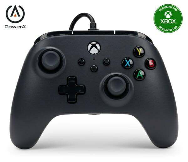 アコ ブランズ ジャパン｜ACCO BRANDS JAPAN 【国内正規品 2年保証】PowerA有線コントローラー ブラック Xbox Series XS用 PC Windows 10/11 (公式ライセンス取得) PowerA 1519265JP-02