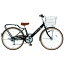 丸石サイクル｜Maruishi Cycle 26型 子供用自転車 フレッシュタウンJr FRESH TOWN(メタリックブラック/..