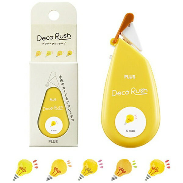 PLUS｜プラス デコレーションテープ [6mmx4m] デコラッシュ 注目