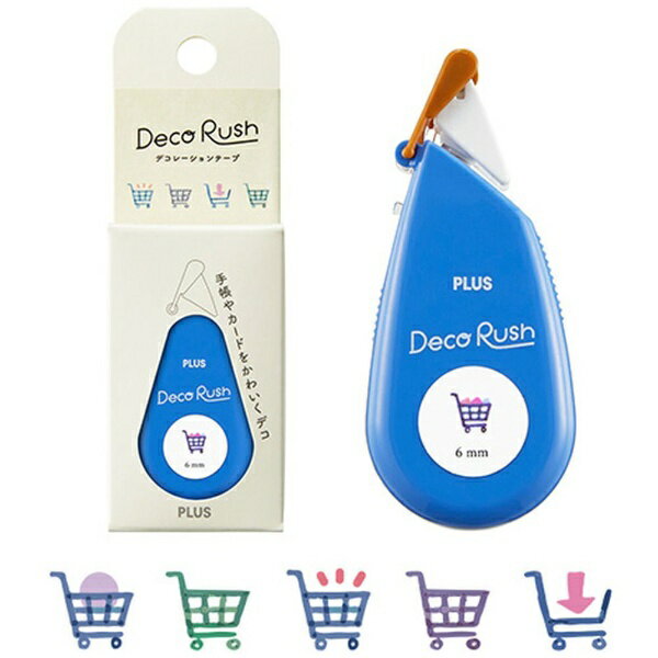 PLUS｜プラス デコレーションテープ [6mmx4m] デコラッシュ 買い物