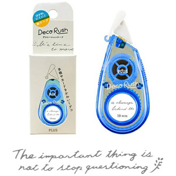 PLUS｜プラス デコレーションテープ 太幅 [10mmx3m] デコラッシュ 英字2