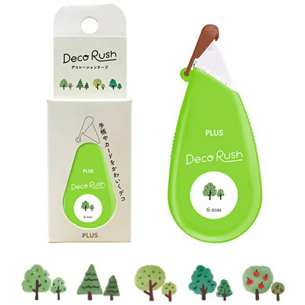 PLUS｜プラス デコレーションテープ [6mmx4m] デコラッシュ 森