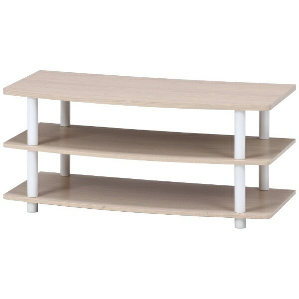 不二貿易｜Fuji Boeki 32V型対応 TVラック90 97530 ホワイトウォッシュ ホワイトウォッシュ 97530