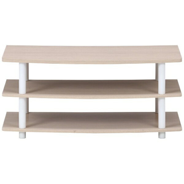 不二貿易|Fuji Boeki 32V型対応 TVラック90 97530 ホワイトウォッシュ ホワイトウォッシュ 97530 [2]