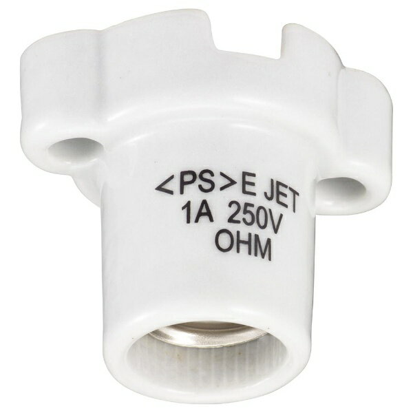 オーム電機｜OHM ELECTRIC 磁器レセプタクル E17用ホワイト HS-L17ZR-W