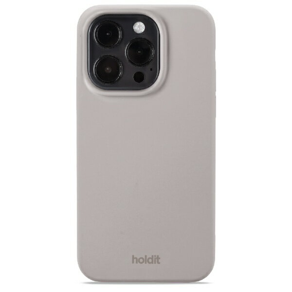HOLDIT｜ホールディット iPhone 15 Pro（6.1インチ） ソフトタッチシリコーンケース トープ