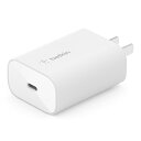 BELKIN｜ベルキン BOOST↑CHARGE USB-C PD 3.0 PPSウォールチャージャー25W ホワイト WCA004DQWH-JP 1ポート /USB Power Delivery対応