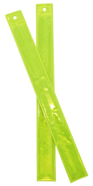 腕や足等に簡単に巻き付けて夜間の事故防止に。