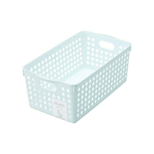 イノマタ化学｜inomata イノマタ #4571 ストックバスケット ワイド ライトブルー