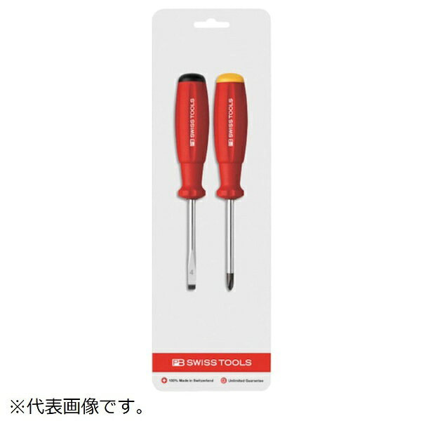 【仕様】・重量（g）： 194【セット内容／付属品】・スイスグリップマイナスドライバー（8140−4−150）、スイスグリッププラスドライバー（8190−2−150−6）・台紙