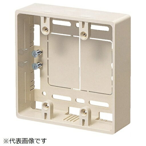 未来工業|Mirai Industry モール用スイッチボックス MSB2J 未来工業|Mirai Industry モール用スイッチボックス MSB2J