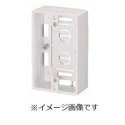 ●入数（個）： 1●色： チョコレート●規格： 2ケ用●側面ノック数/適合モール： 10/1〜4号●ケーブル配線用露出スイッチボックス●1〜4号モールにそれぞれ適合する兼用ノックアウト付です。●壁ぎわ配線できるよう、サイドにもノックアウトが設けてあります。●使用するノックにナイフで切り込みを入れ、ペンチ等でボックス裏よりノックを挟み、外方向に折り取ってください。●※ノックアウトを取り除いたあとは、ナイフ等でキレイにバリ処理を行ってください。●※壁面にビス等で取り付けてください。