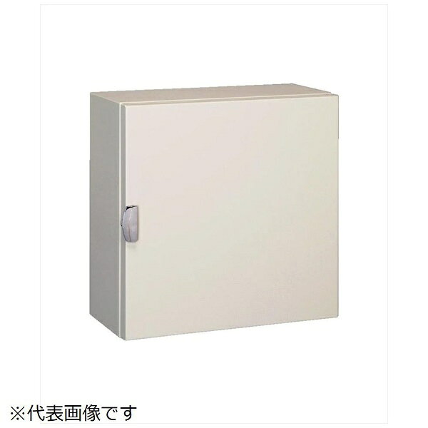 ●【画像は代表品番です】●ラッチ錠付・パッキン付●鉄板製●屋内用 露出形●保護構造： IP4X●取付基板： 鉄製基板 1.6mm/方眼目盛付●本体色： ベージュ（マンセル5Y7/1）●外形寸法タテ×ヨコ×250×300×200●ハンドル： ラッチ（KR-60-1）●キーなし●基板寸法タテ×ヨコ（mm）： 220×250●ドア形式： 片扉●ドア下有効フカサ（mm）： 183●板厚： ドア1.2mm/ボデー1.2mm●重量（kg）： 4.7●従来タイプに比べ、ドア面機器取付けスペース、基板サイズが拡大しました●扉開閉のためのスペースが少なく、より壁際への設置が可能です●基板の取り付けは着脱がしやすい引っ掛け式構造です（小型サイズは除く）●開閉角度約150°のワイドオープン●蝶番ピン抜き取りによる外部からの扉外しを防止します