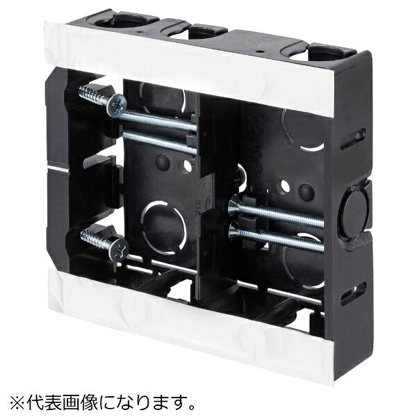 ●入数（個）： 10●種類： 2個用●薄型●厚み： 27mm●材質： 硬質塩化ビニル●付属品： 皿先どがりM4×40（4本）、2条タッピンねじ3.9×28（2本）●側面ノック： 14用×2個、16用×5個●コネクタ不要。CD管・PFS管の直接配管ができる奥行き27mmの薄型タイプ。●16タイプのCD管・PFS管の直接配管ができます。