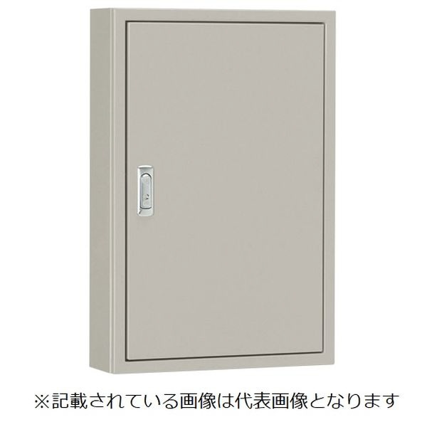●塗装色： ライトベージュ色（5Y7/1）/LB色（日塗工H25-70B）●取付基板： 木製基板15mm●キャビネット板厚： 扉・1.6mmまたは2.3mm/ボデー1.6mm/前面枠1.6mmまたは2.3mm●ハンドル： 平面ハンドル（キーNo.200）1個/小H-11ANタテ寸法900mm以下/中H-12ANタテ寸法1000mm以上●扉形式： 片扉（IP2XD）●取付基板寸法： ヨコ520×タテ520●有効フカサ： 128●長さ： 60cm，高さ： 60cm，幅： 16cm●重量： 20.1kg●豊富な機種により幅広いニーズに対応する盤用キャビネットです。●ハンドル部の機能・デザインに優れています。●配線支持レールの取付けが可能です。（フカサ寸法160mm以上かつタテ寸法1000mm以上に取り付け可能。ただし、フカサ寸法180mmは除く）●扉の取外しなど施工性が優れています。●接地端子が左右にあり、接地作業に容易です。（ヨコ寸法800mm以上かつタテ寸法1000mm以上を対象）