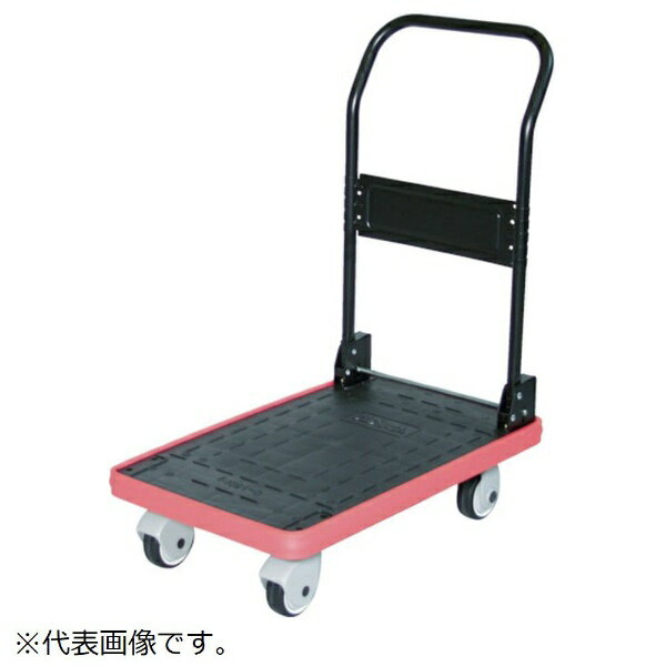 トラスコ中山｜TRUSCO NAKAYAMA TRUSCO MKP樹脂製台車 折畳式 716X436 樹脂キャスター ブルー MKP151PB 【メーカー直送・代金引換不可・時間指定・返品不可】