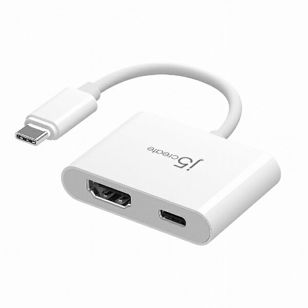 j5 createåե֥ꥨ Ѵץ [USB-C ᥹ HDMI /USB-C᥹ /USB Power Deliveryб /100W] 4Kб(Chrome/iPadOS/Mac/Windowsб) ۥ磻 JCA152