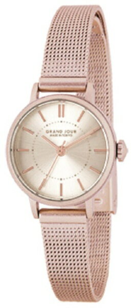 C, D, T, R, W - サンフレイム｜SUNFLAME ファッションウォッチ GRAND JOUR （グランジュール）MADE IN TOKYO ピンク MJ-GJUA09-PI [正規品]