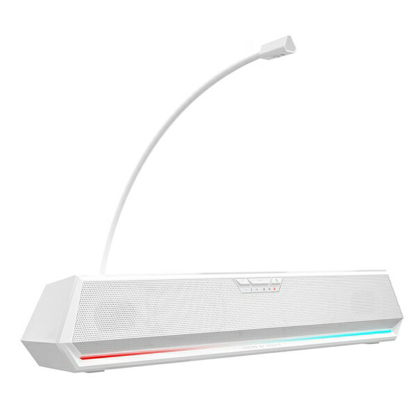 EDIFIER｜エディファイア ED-G1500BAR-WH ゲーミングスピーカーフォン Bluetooth＋USB-A接続 3.5mmポート搭載 Hecate ホワイト [USB電源 /7.1ch]