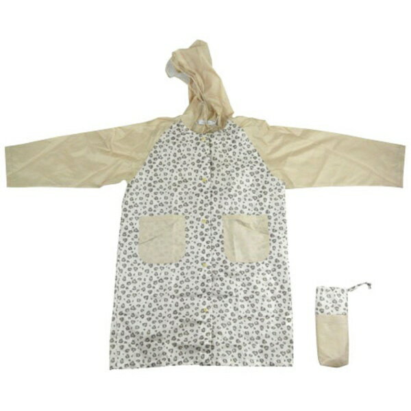 ATTAIN｜アテイン アテイン 女児レインコート レオパード BE 130cm 7144
