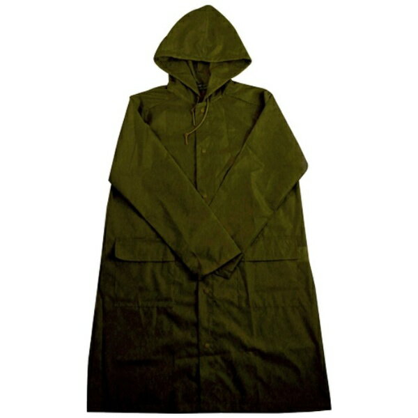 ATTAIN｜アテイン アテイン 婦人用レインコート 無地 カーキ 8043