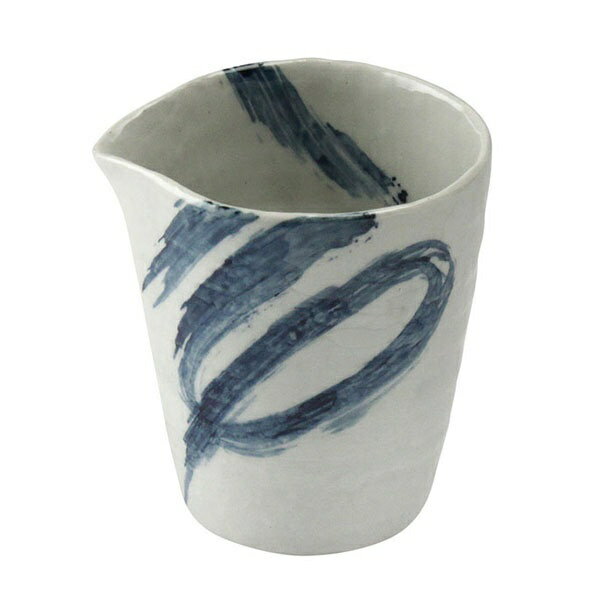 三陶 萬古焼 麺の器 徳利 片口 つゆ入れ 約200ml 流水