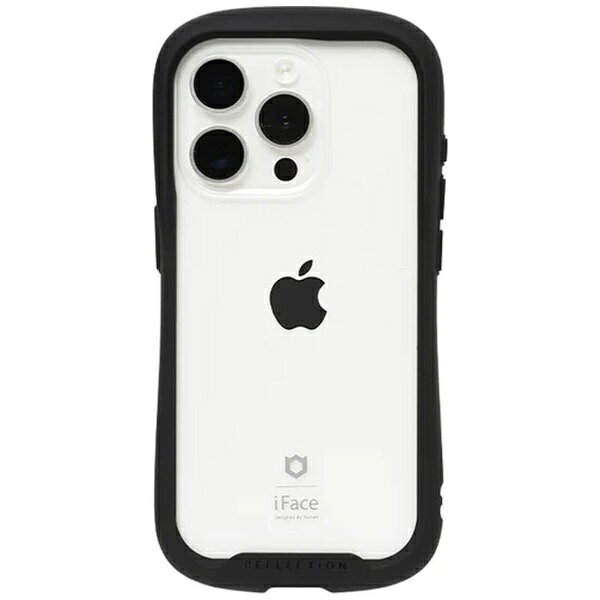 HAMEE｜ハミィ ［iPhone 15 Pro（6.1インチ）専用］iFace Reflection強化ガラスクリアケース iFace ブラック 41-959121