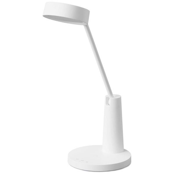 ■Qi※ワイヤレス充電機能搭載のLEDデスクライトです。※Qiとは・・・WPC（非接触充電規格の策定、普及を目的として設立された団体）が策定したワイヤレス給電の国際標準規格。■ハイブリットワークに適したデザインで、仕事環境と生活環境どちらも使いやすいです。■勉強やテレワークの際に、スマホを置くだけで簡単に充電できます。■USB給電ポート付きでQiワイヤレス充電に対応できないスマホでも充電ができます。■使用シーンに合わせて、調光は長押し無段階／3段階調節、調色は3段階調節が可能です。（調色は無段階はありません。）