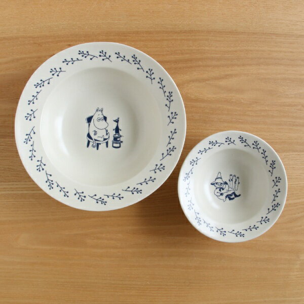 ワールドクリエイト｜WORLD CREATE WC14641 ［波佐見焼 ムーミン リム ボウルセット ブルー］