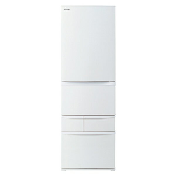 【無料基本設置料】 東芝｜TOSHIBA 5ドア冷蔵庫 マットホワイト GR-V41GK(WU) [幅60cm /411L /5ドア /右開きタイプ /2023年]