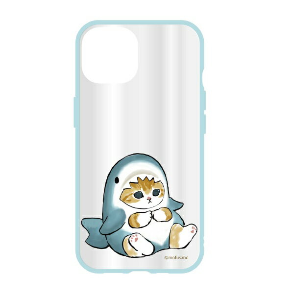 グルマンディーズ｜gourmandise iPhone 15/14/13 IIIIfit Clearケース モフサンド サメにゃん MOFU-23A