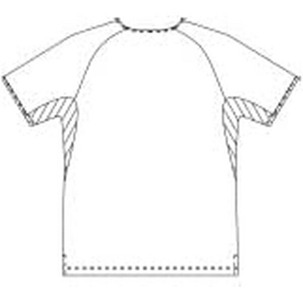 KAZEN｜かぜん スクラブ（男女兼用）983-41 （M） ブルー×ネイビー