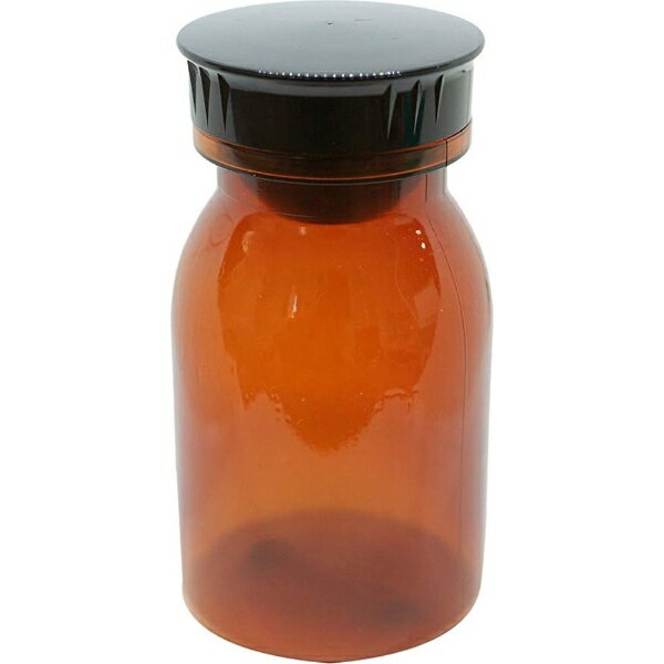 エムアイケミカル 散薬瓶（PC製）茶 150cc キャップ：黒