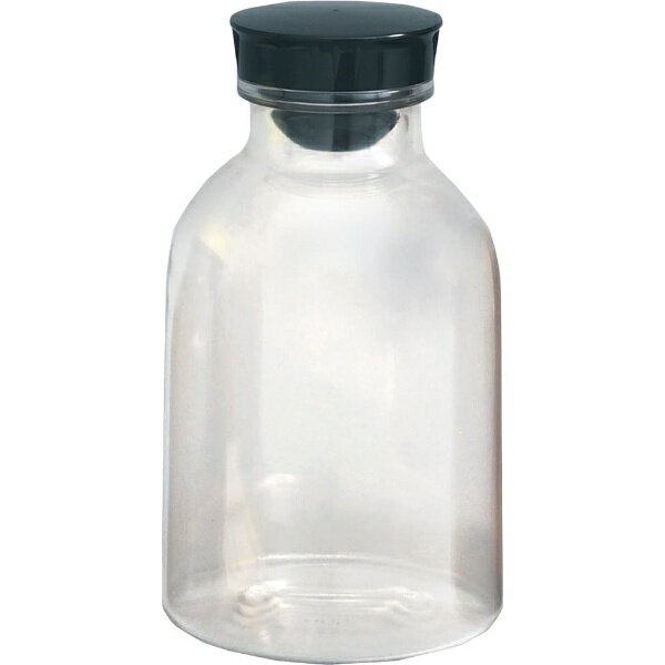 エムアイケミカル 散薬瓶（PC製）透明 500cc キャップ：黒