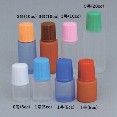 エムアイケミカル 点滴容器 ノーベル1号（未滅菌） 5cc（100本入） 白/黄