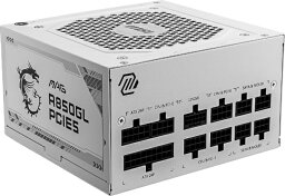 MSI｜エムエスアイ PC電源 MSI MAG A850GL PCIE5 WHITE ホワイト MAGA850GLPCIE5WHITE [850W /ATX /Gold]