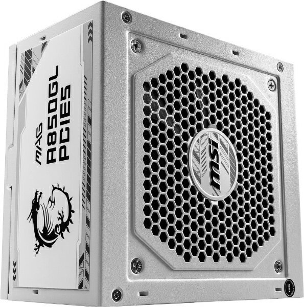 �ڥ���ȥ꡼�Ǻ���2���ݥ�����������1/20�ޤǡ� MSI�å��२������ PC�Ÿ� MAG A850GL PCIE5 WHITE �ۥ磻�� [850W /ATX /80PLUS Gold]