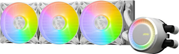 �ڥ���ȥ꡼�Ǻ���2���ݥ�����������1/20�ޤǡ� MSI�å��२������ ����CPU�����顼 120mm�ե���x3 [LGALGA1700/1200/1156/1155/1151/1150��TR4/AM5/AM4] MAG CORELIQUID E360 WHITE �ۥ磻��