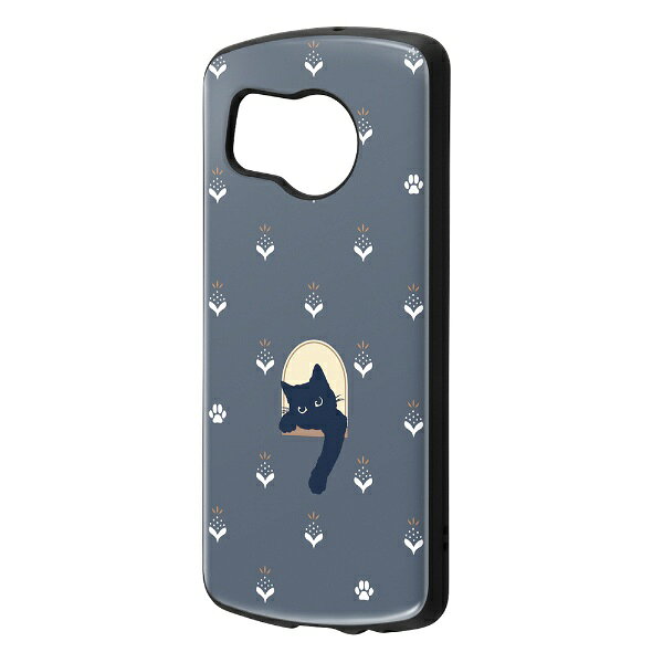 イングレム｜Ingrem AQUOS sense8 超! 保護ケース MiA-collection/ イングレム ネコ/ネイビー IN-CAQM3AC4/NK3