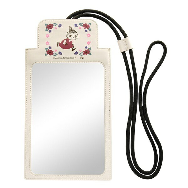 イングレム｜Ingrem ムーミン 汎用スマートフォン ショルダー スマホポーチ m1n1 クリア窓付き/ イングレム リトルミイのかけっこ IS-AHSP3/MT58