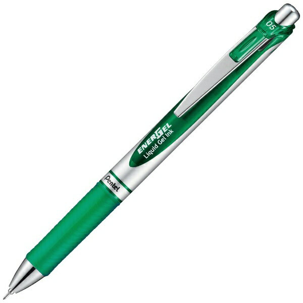 ぺんてる｜Pentel ENERGEL(エナージェル) ボールペン 0.5mm グリーン BLN75Z-D