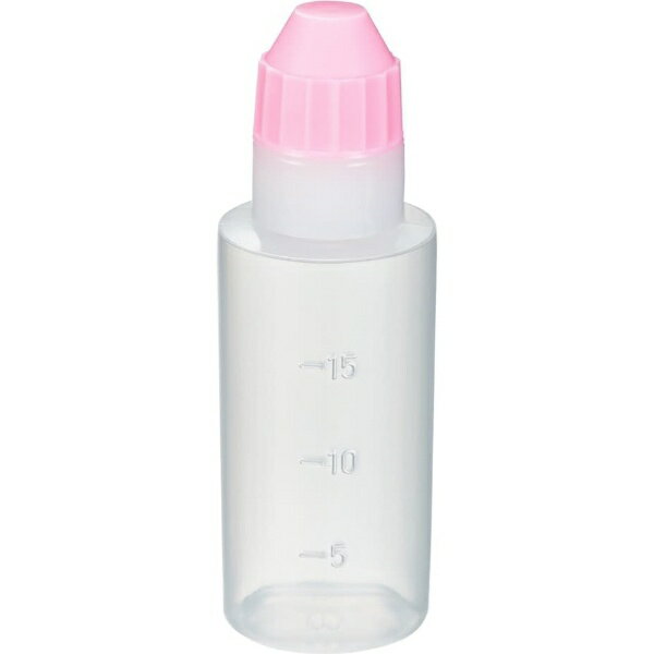 エムアイケミカル 点滴容器 フレッシュ5号（滅菌済） 20cc（25本×4袋入） 白/ピンク