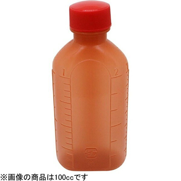 エムアイケミカル 投薬瓶PPB 茶（未滅菌） 30cc（200本入） キャップ：赤