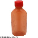 エムアイケミカル 投薬瓶PPB 茶(未滅菌) 300cc(50本入) キャップ:赤